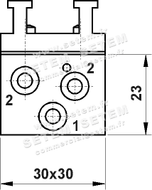 DISTRIBUTEUR PNEUMATIQUE 5/2 504 MB CU 2