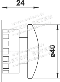 BOUTON COUP DE POING PFB2/40 2