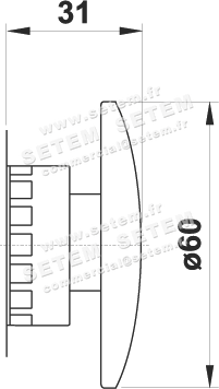 BOUTON COUP DE POING PFBA2 2