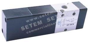 VANNE À COMMANDE PNEUMATIQUE 3/2 NC 321 MCS