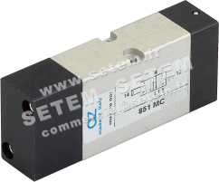 VANNE À COMMANDE PNEUMATIQUE VDMA 5/2 851 MC