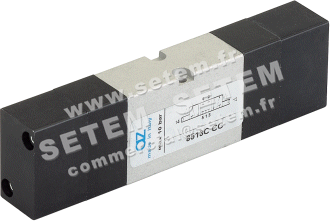 VANNE À COMMANDE PNEUMATIQUE VDMA 5/3 8513C CC