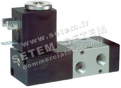 ÉLECTROVANNE PNEUMATIQUE 3/2 NC 321 ME90 L