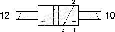 ÉLECTROVANNE PNEUMATIQUE 3/2 322S EE 3