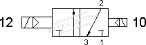 ÉLECTROVANNE PNEUMATIQUE 3/2 322 EED 3