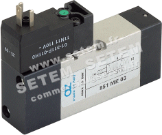 ÉLECTROVANNE PNEUMATIQUE VDMA 5/2 851 ME 03