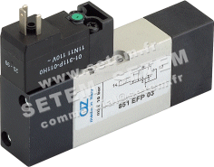 ÉLECTROVANNE PNEUMATIQUE VDMA 5/2 851 EFP 04