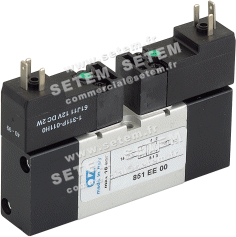 ÉLECTROVANNE PNEUMATIQUE VDMA 5/2 851 EE 00