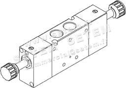 ÉLECTROVANNE PNEUMATIQUE 5/3 523 EE