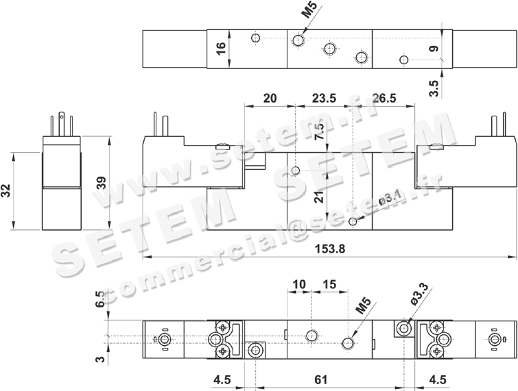 ÉLECTROVANNE PNEUMATIQUE 455 EE AS 02