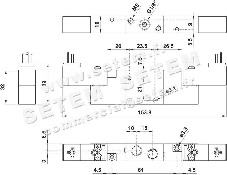 ÉLECTROVANNE PNEUMATIQUE 451 EE AS 02 2