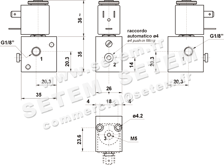 EMBASE MODULAIRE NC 00.098.3 2