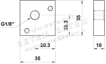 EMBASE MODULAIRE NC 00.104.3X 2