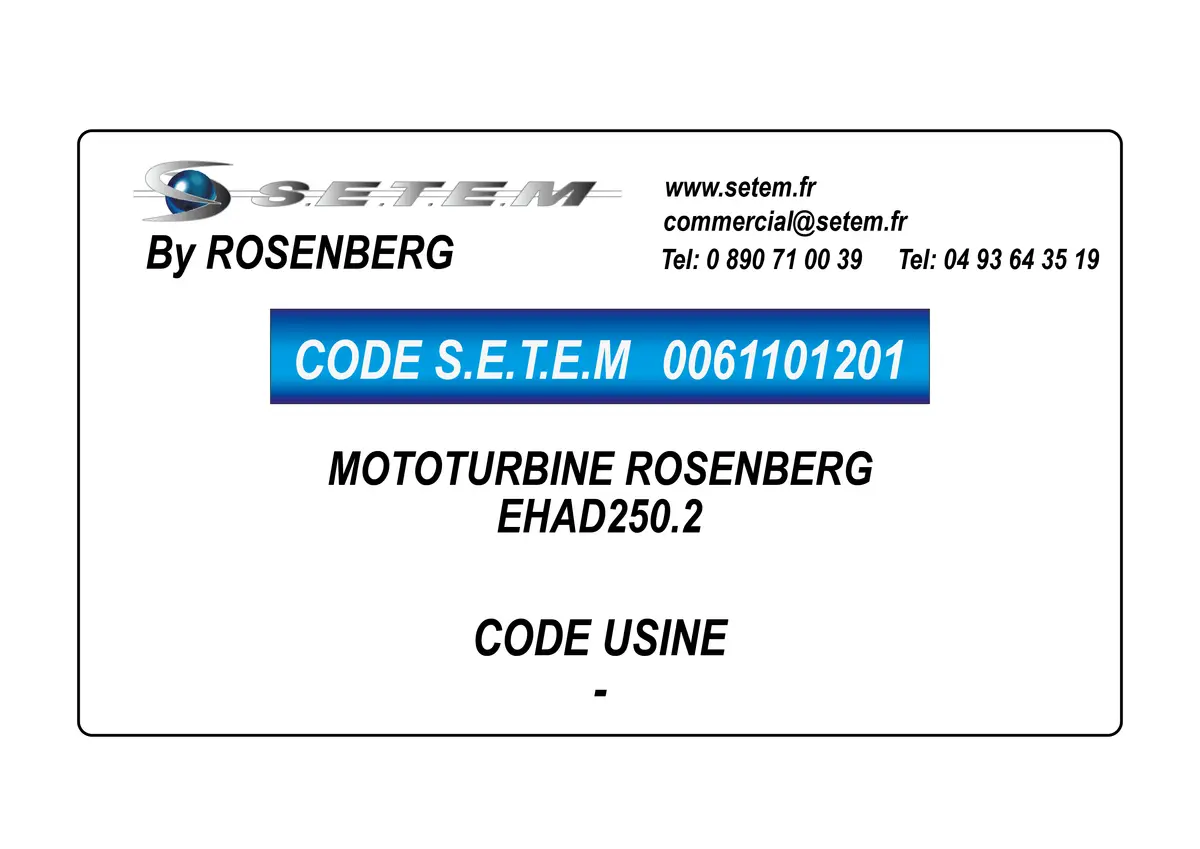 0061101201-MOTOTURBINE ROSENBERG EHAD250.2