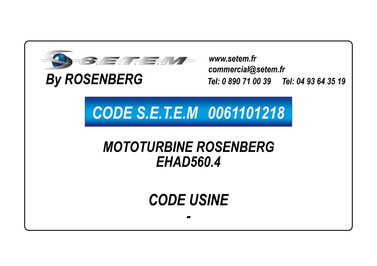 0061101218-MOTOTURBINE ROSENBERG EHAD560.4