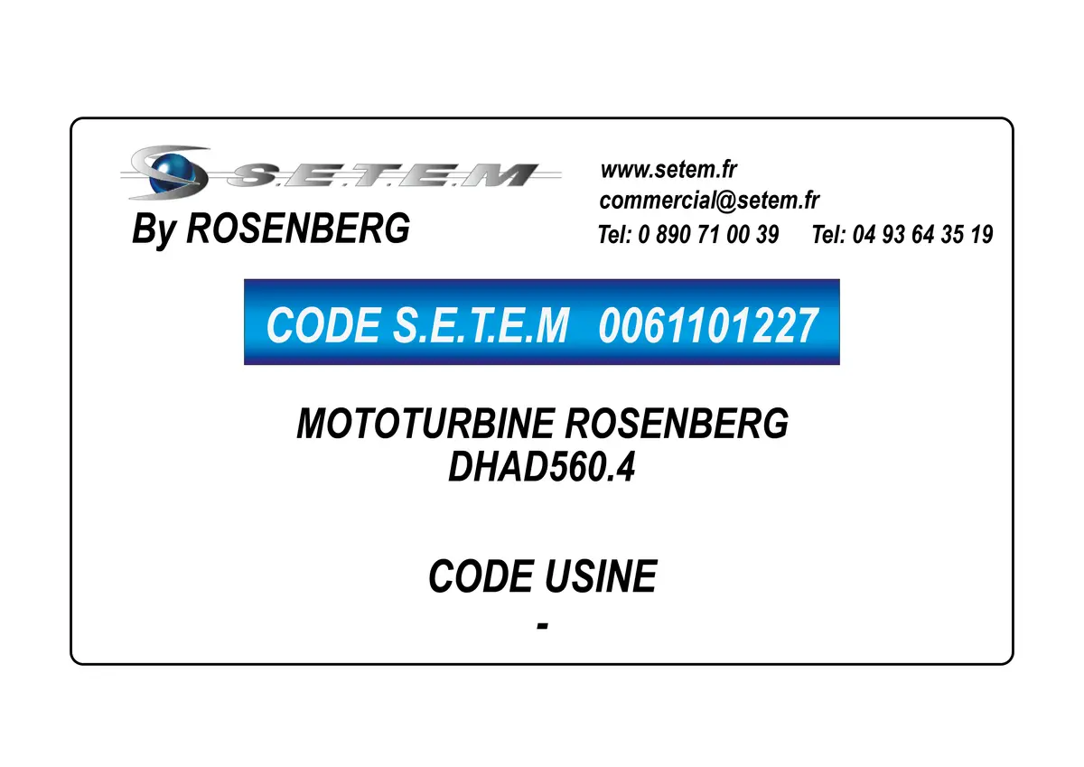 0061101227-MOTOTURBINE ROSENBERG DHAD560.4