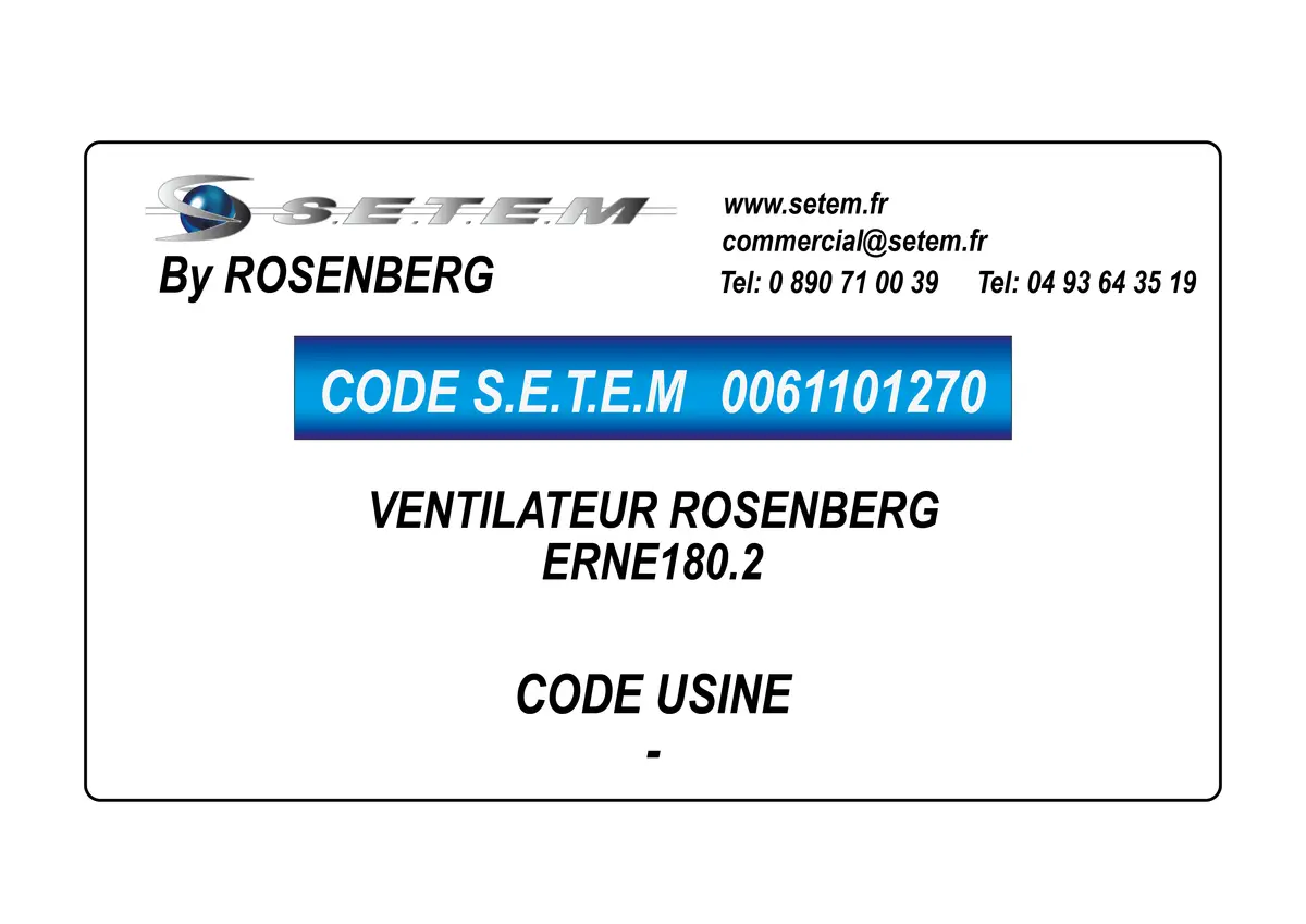 0061101270-VENTILATEUR ROSENBERG ERNE180.2