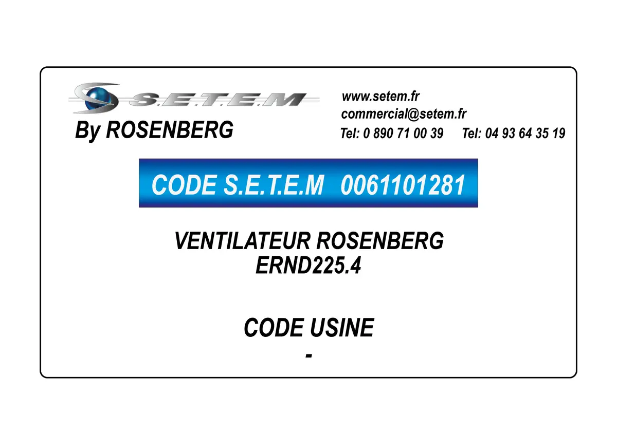 0061101281-VENTILATEUR ROSENBERG ERND225.4