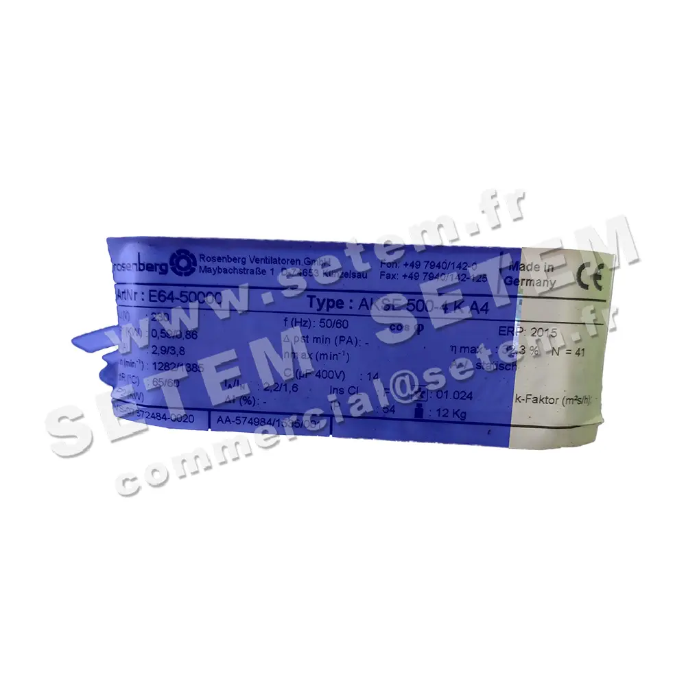 0061102228-VENTILATEUR ROSENBERG AKSE500-4KA4 *E64-50000* 3