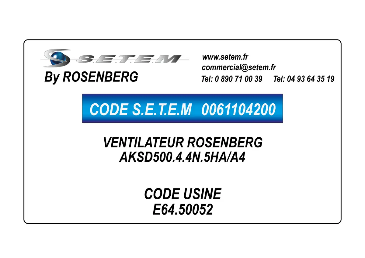 0061104200-VENTILATEUR ROSENBERG AKSD500.4.4N.5HA/A4 *E64.50052*