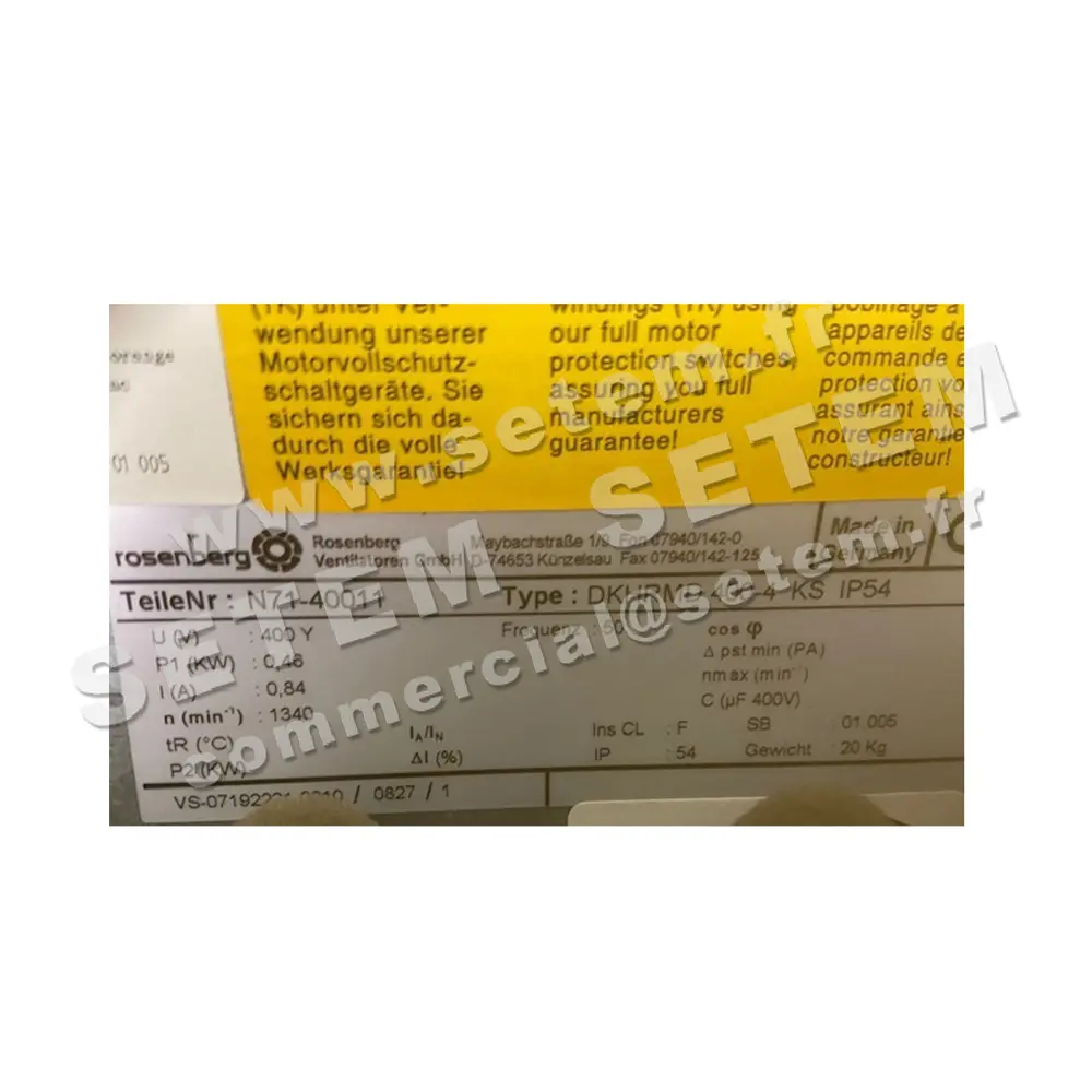 0061109480-TOURELLE ROSENBERG DKHRMD400.4KS *N71.40011*