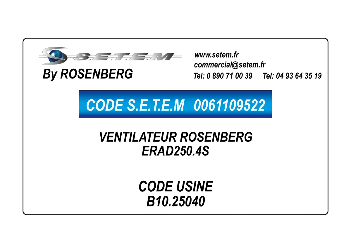 0061109522-VENTILATEUR ROSENBERG ERAD250.4S *B10.25040*