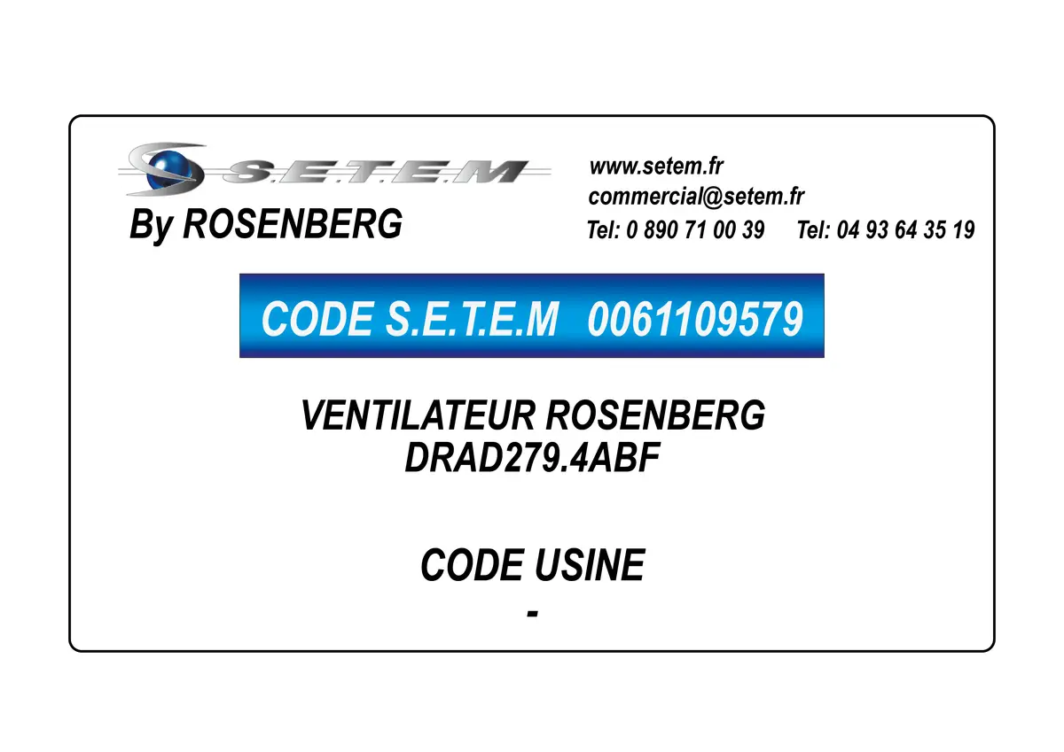 0061109579-VENTILATEUR ROSENBERG DRAD279.4ABF