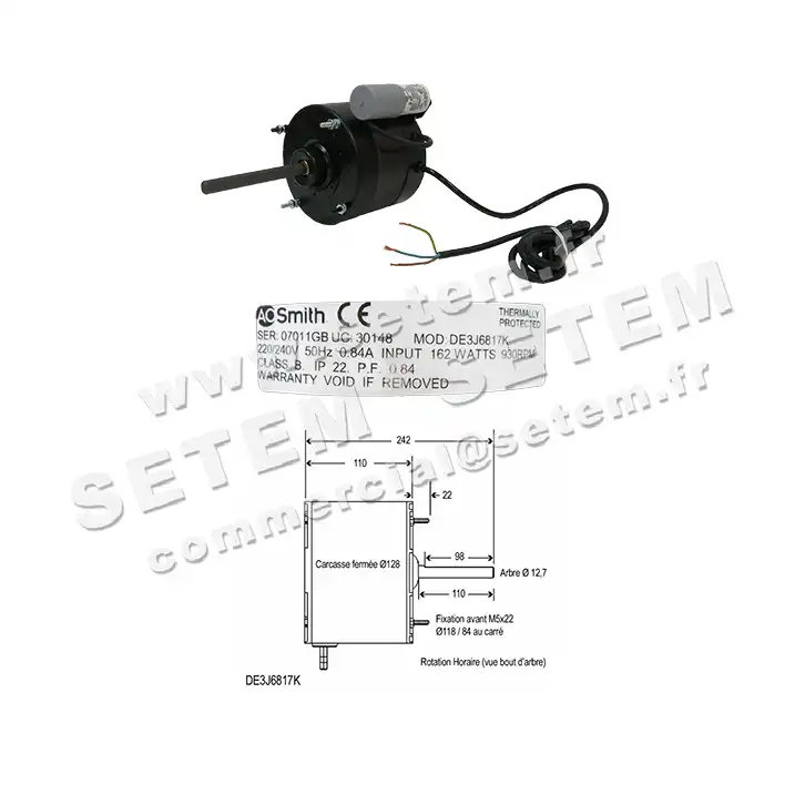 0087000003-MOTEUR AOSMITH DE3J6817K 5