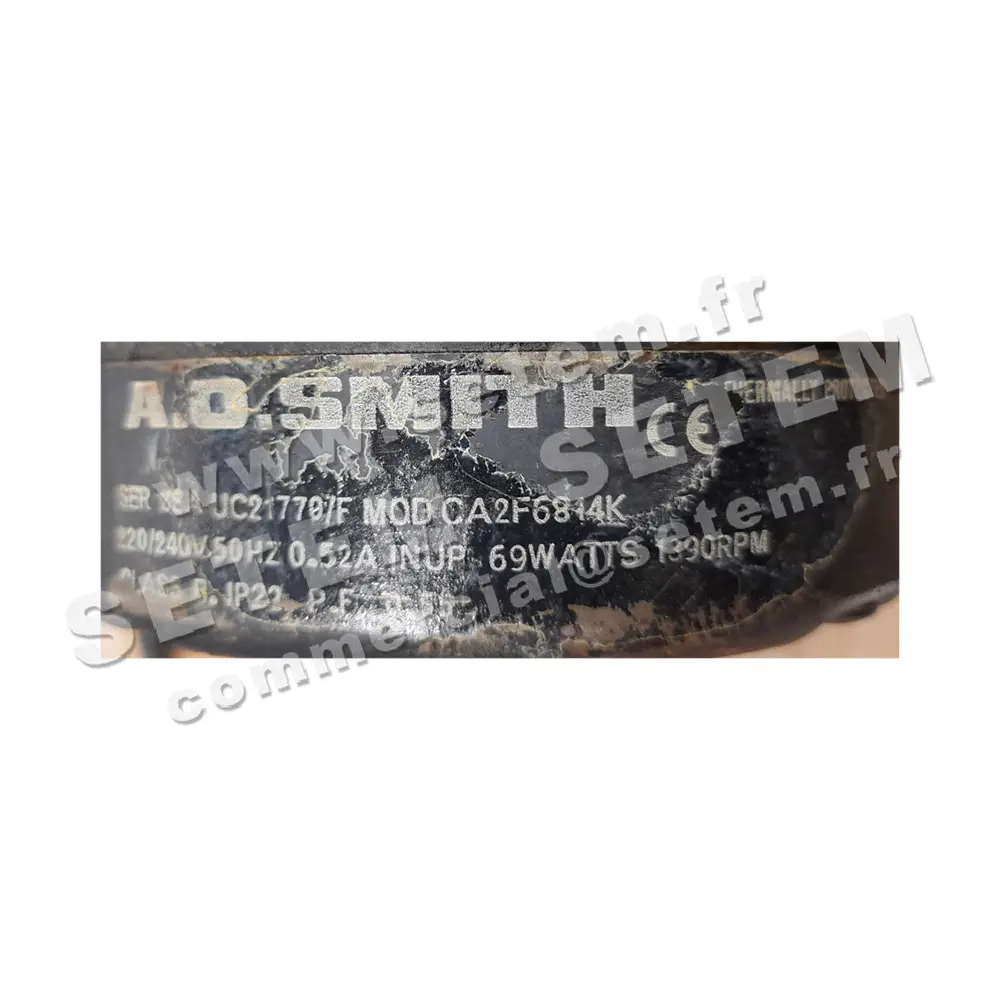 0087000964-MOTEUR AOSMITH CA2F6814K
