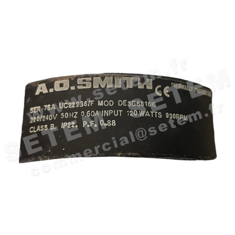 0087001326-MOTEUR AOSMITH DE3G6816K 2