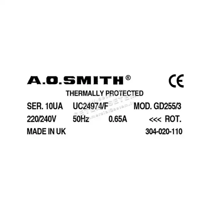 0087002030-MOTEUR AOSMITH GD255.3 2