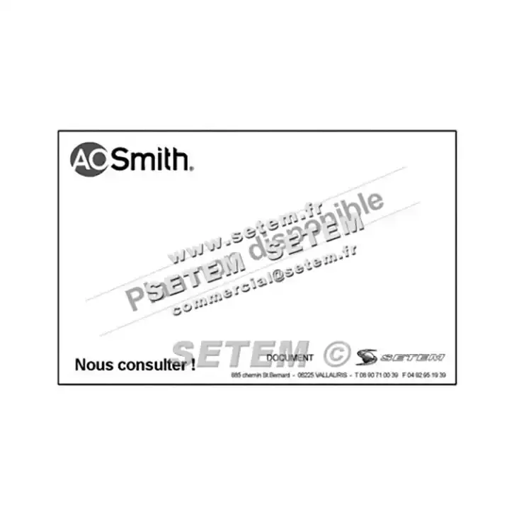 0087002094-MOTEUR AOSMITH F48SQ4L9 "HC43TL400A" 2