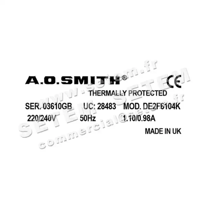 0087006104-MOTEUR AOSMITH DE2F6104K 3