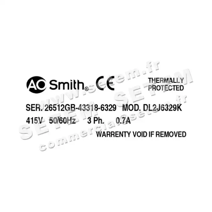 0087006329-MOTEUR AOSMITH DL2J6329K 3