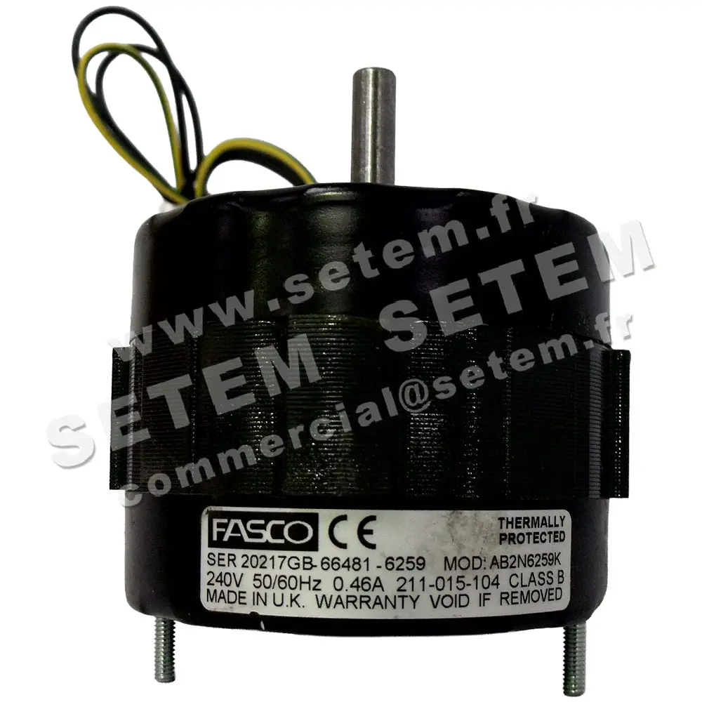 0087009106-MOTEUR AOSMITH AB2N6259K "211.015.104" 7