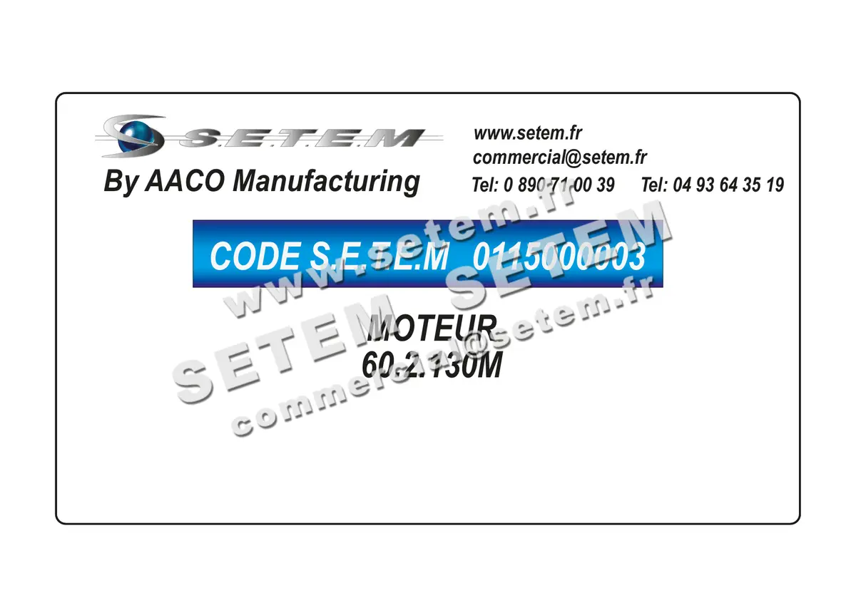 0115000003-MOTEUR AACO 60.2.130M