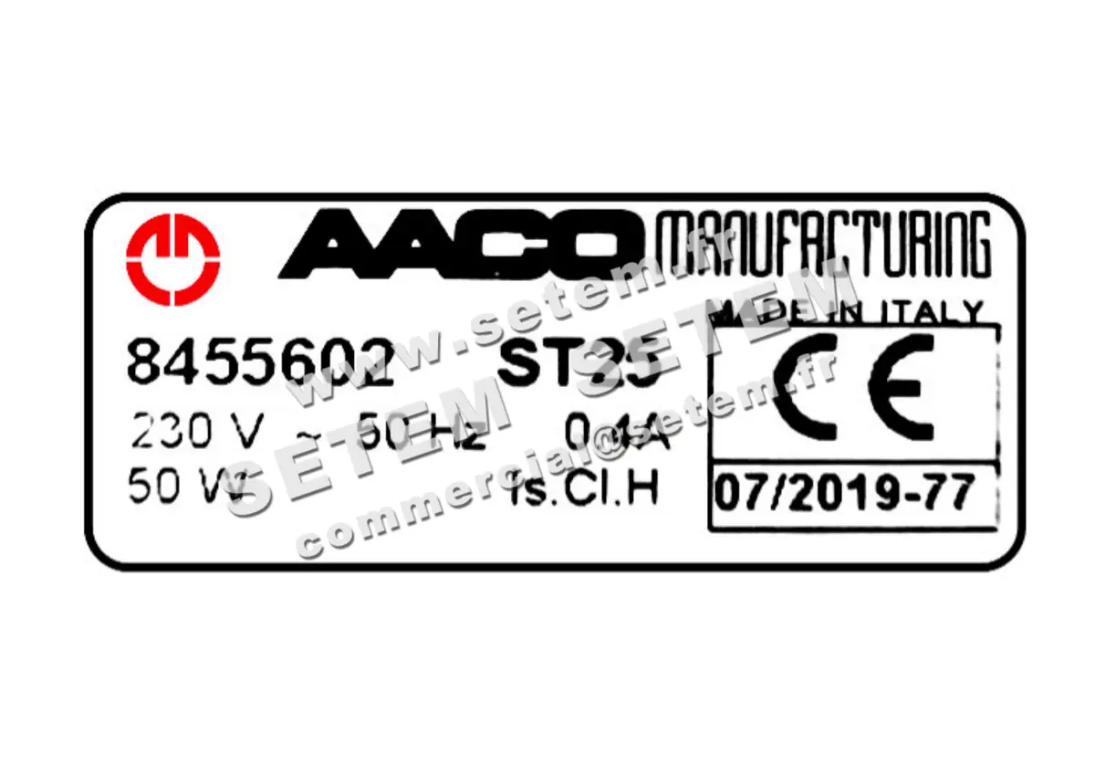 0115000017-VENTILATEUR AACO ST25 *8455602* 2