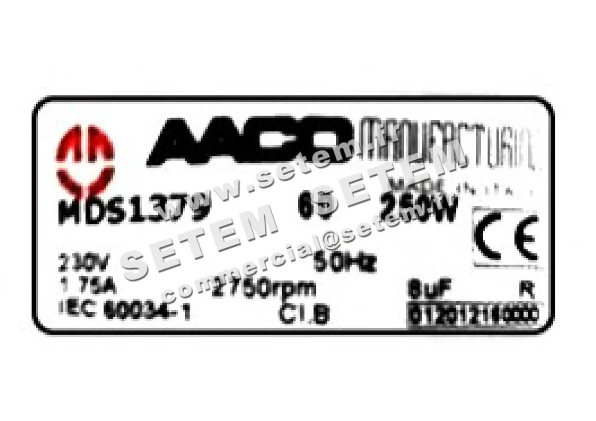 0115000026-MOTEUR AACO 60 *MDS1379* 2