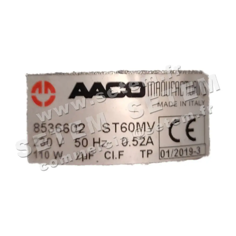 0115000102-MOTEUR AACO ST60MV *8536602* 2