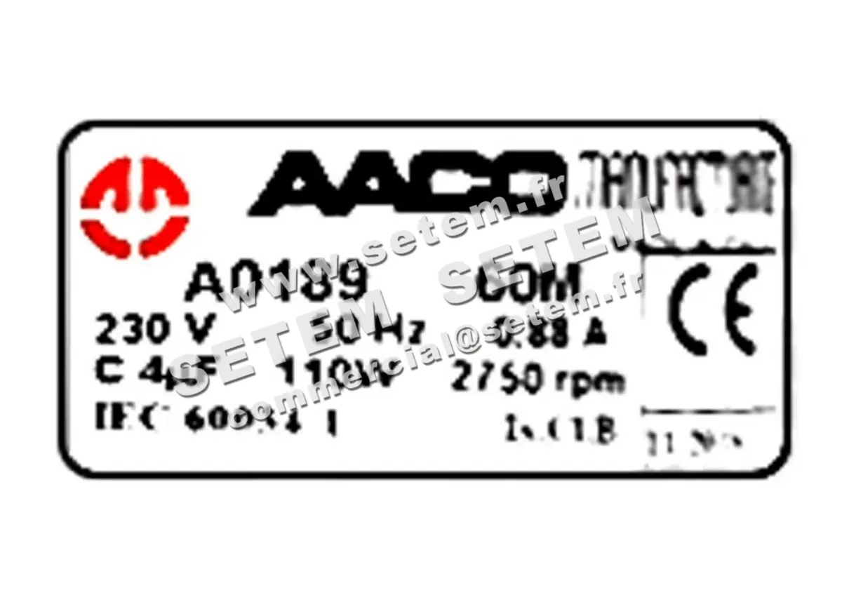 0115000149-MOTEUR AACO 60M *A0189* 2