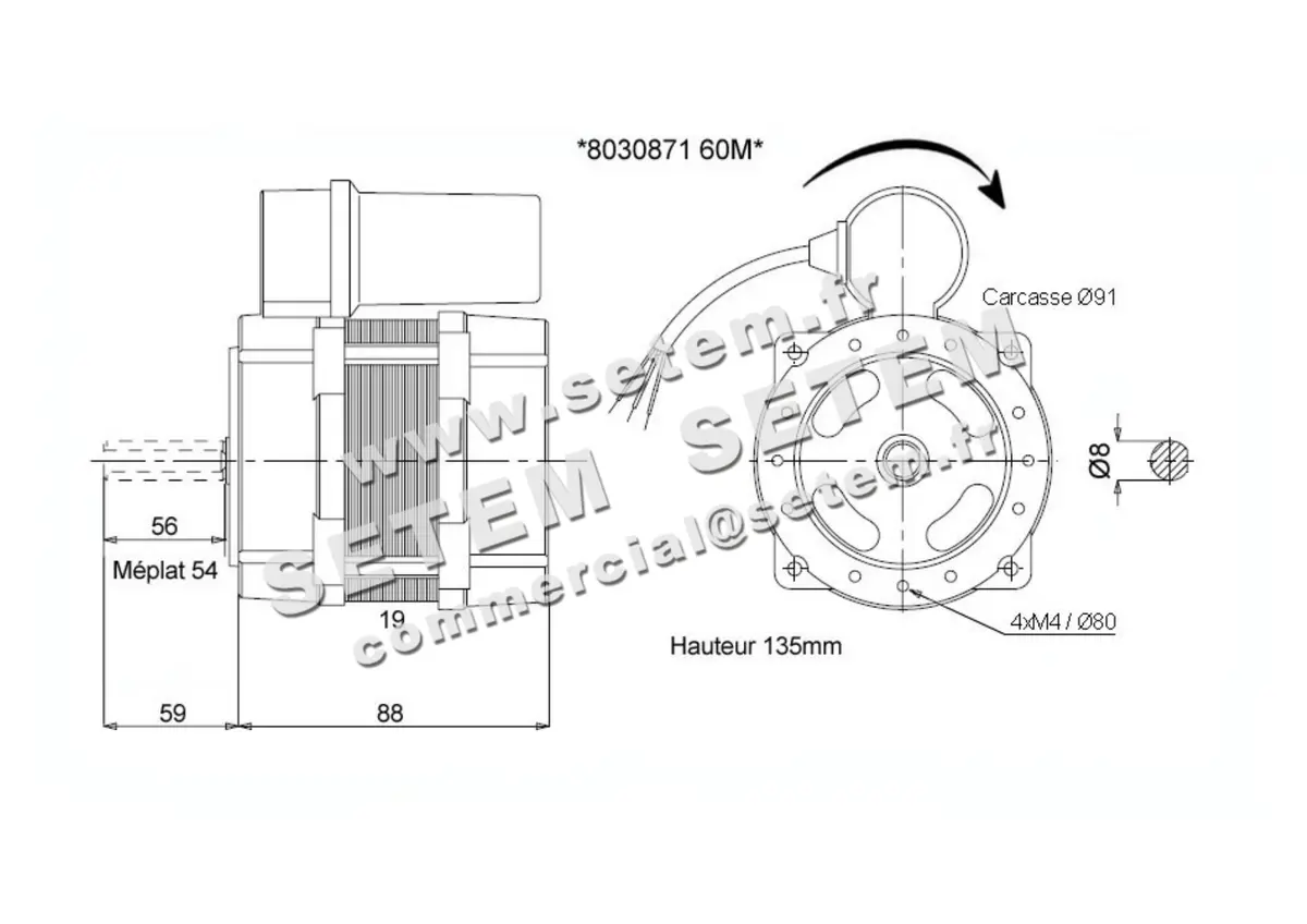 0115000251-MOTEUR AACO 60M *8030871* 4