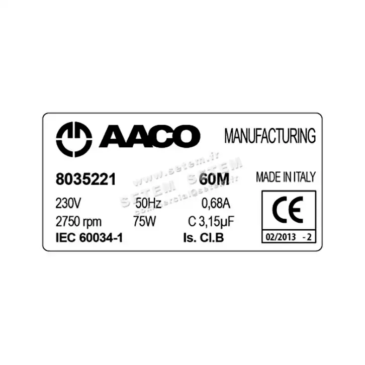 0115000298-MOTEUR AACO 60M *8035221* 4