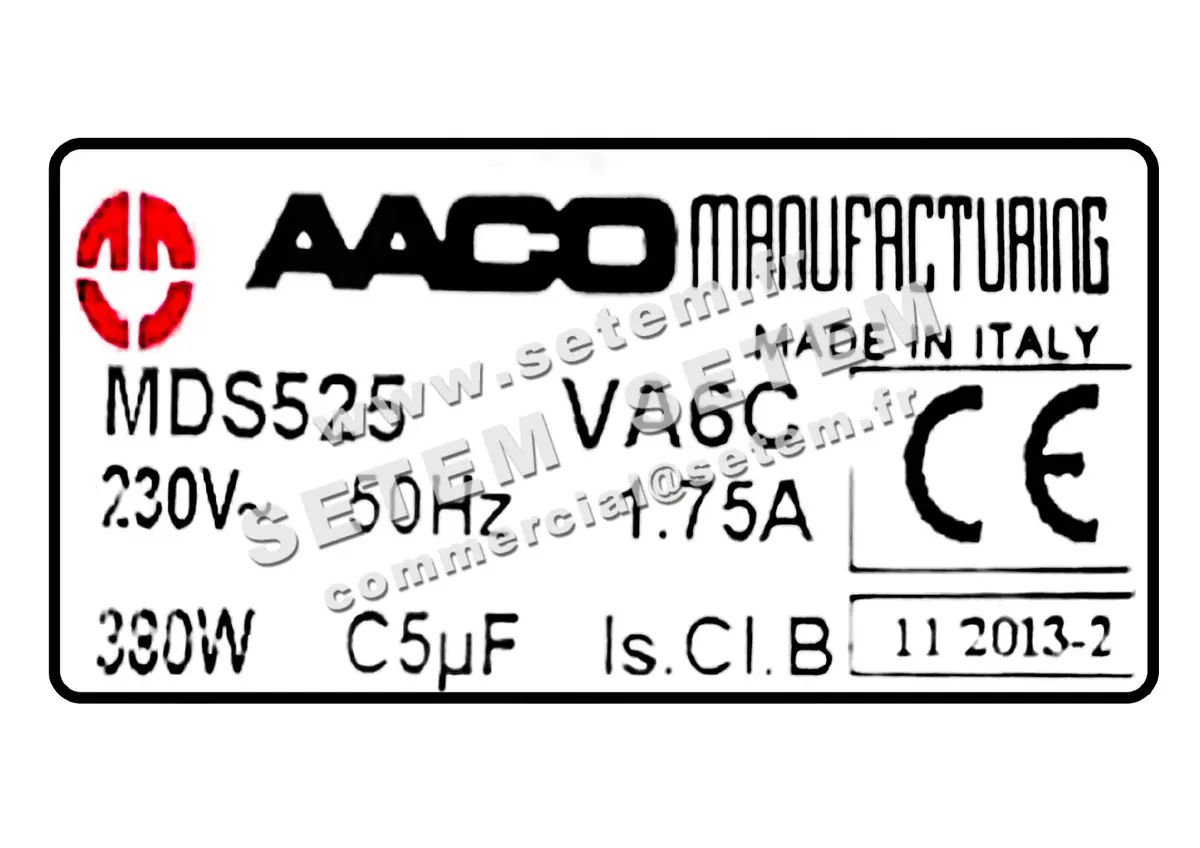 0115002285-VENTILATEUR AACO VA6C *MDS525* 2