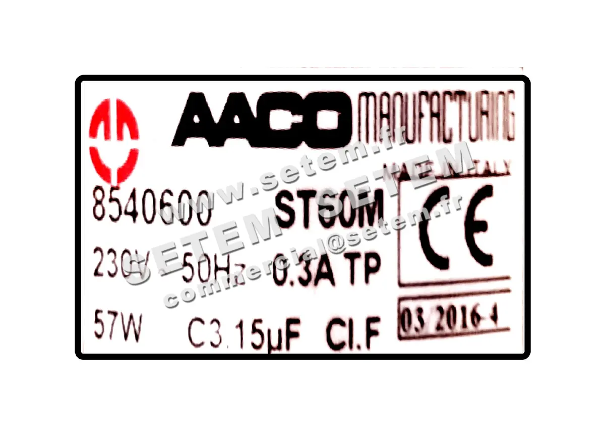 0115002323-MOTEUR AACO ST60M *8540600*