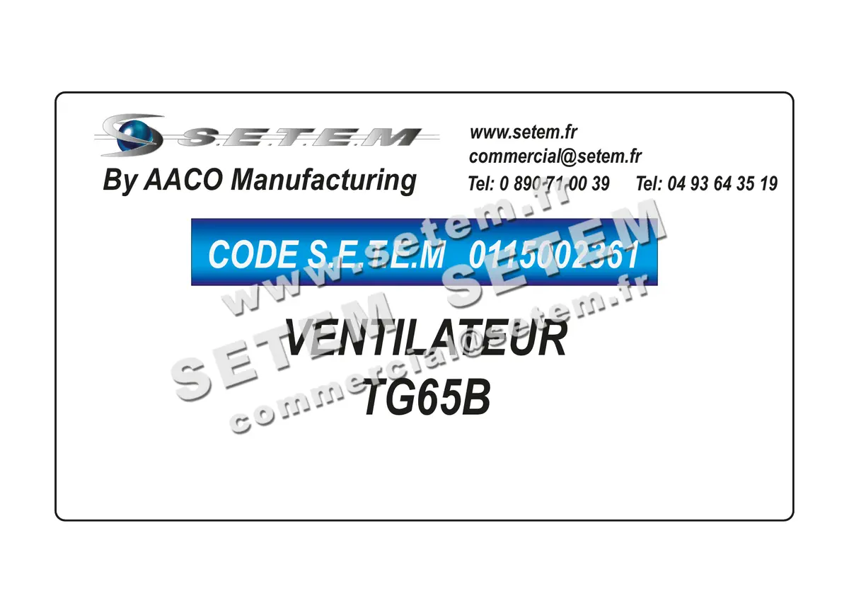 0115002361-VENTILATEUR AACO TG65B 2