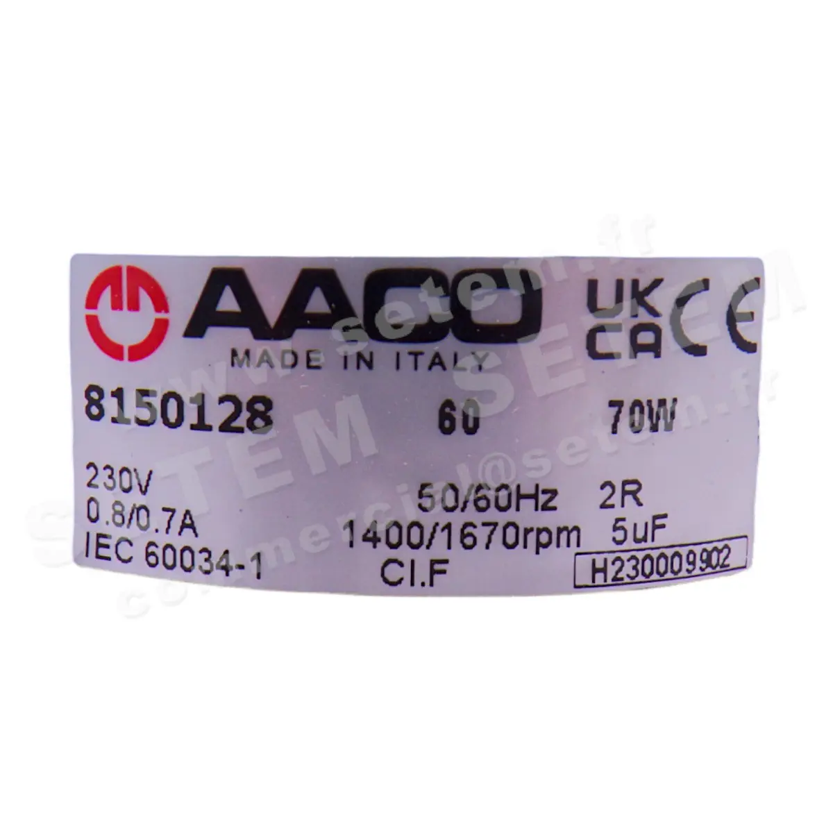 0115003683-MOTEUR AACO 60 *8150128*