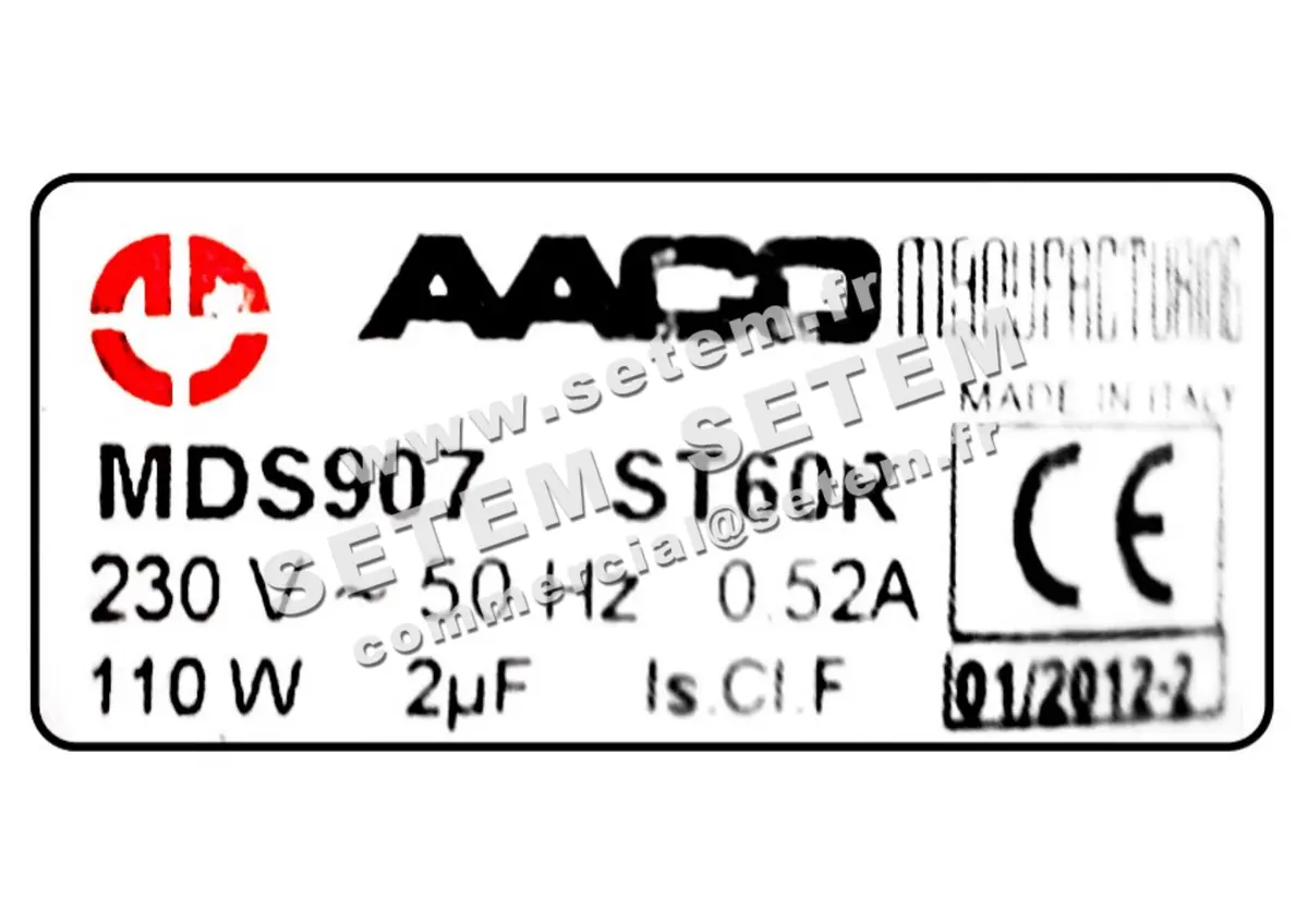 0115003987-MOTEUR AACO MDS907 ST60R