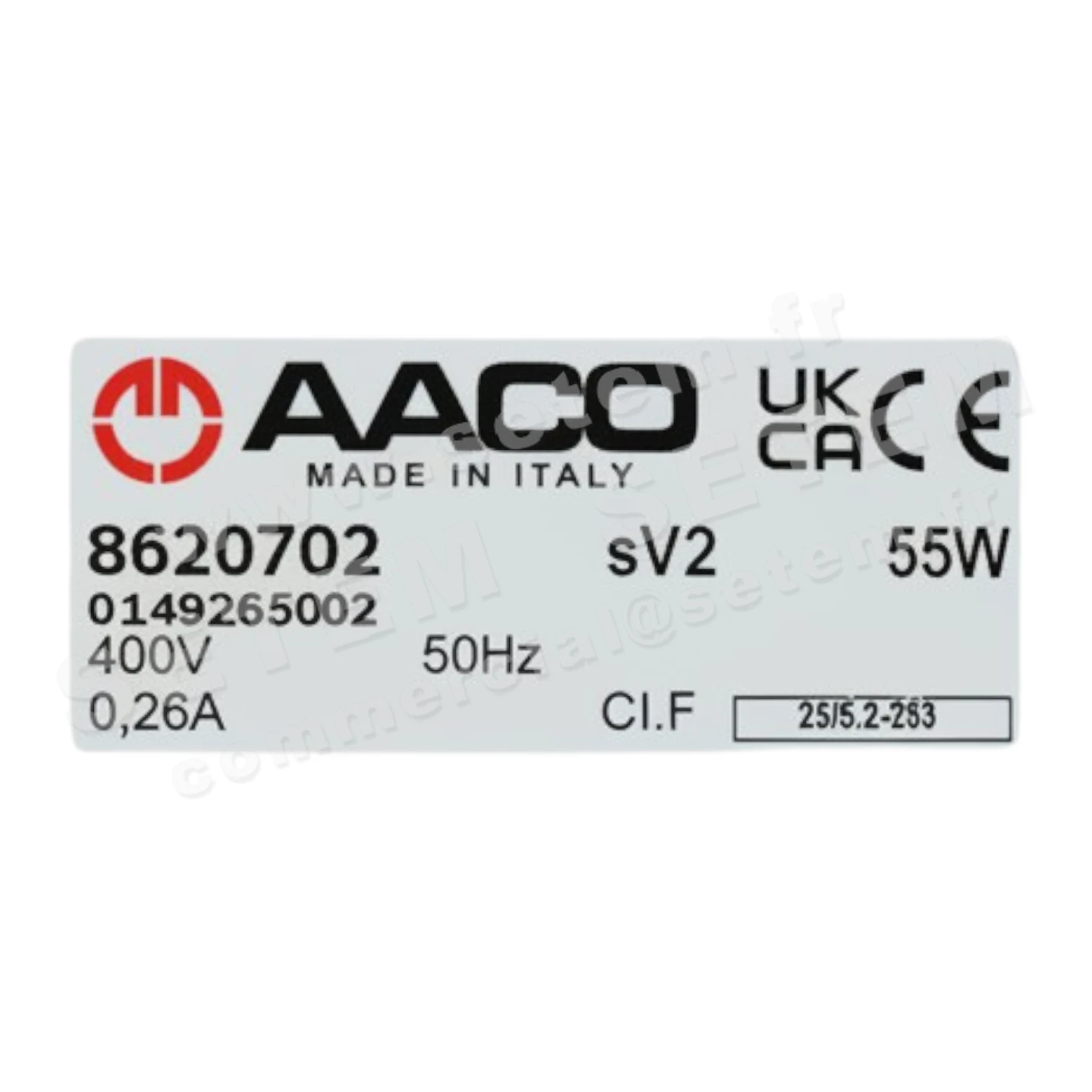 0115004585-VENTILATEUR AACO SV2 *8620702* 3