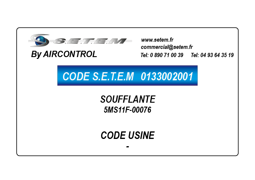SOUFFLANTE 5MS11F-00076
