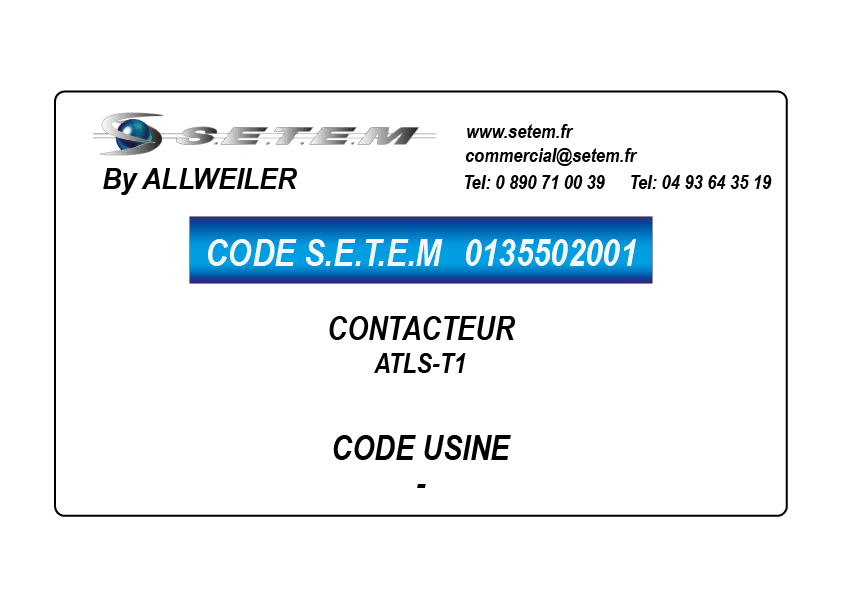 CONTACTEUR ATLS-T1